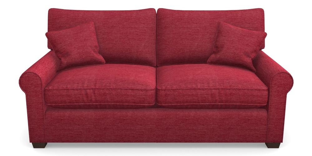 Product photograph of Bignor Sofa Bed 3 Seater Sofa Bed In Textured Velvet - Firebrick from Sofas and Stuff Limited