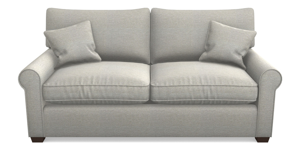 Product photograph of Bignor Sofa Bed 3 Seater Sofa Bed In Textured Velvet - Silver from Sofas and Stuff Limited