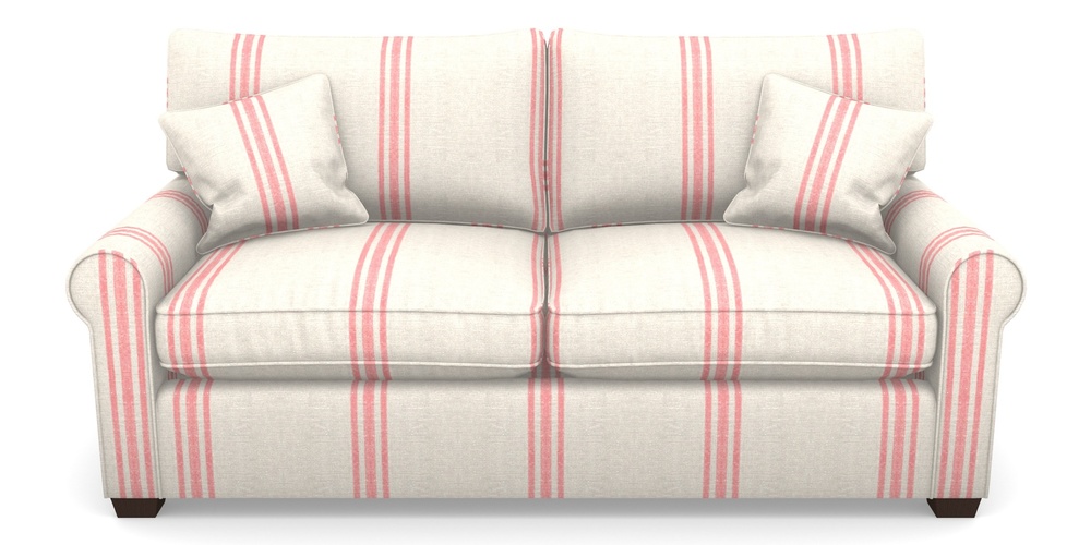 Product photograph of Bignor Sofa Bed 3 Seater Sofa Bed In Walloon Linen - Red from Sofas and Stuff Limited