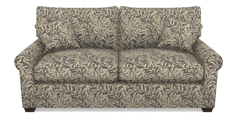 Product photograph of Bignor Sofa Bed 3 Seater Sofa Bed In V A Drawn From Nature - Willow Bough Large - Navy from Sofas and Stuff Limited
