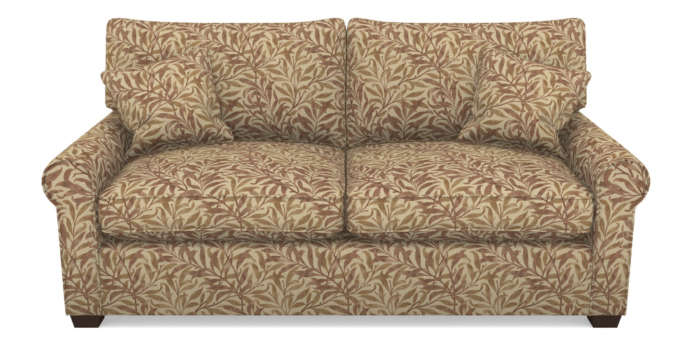 Product photograph of Bignor Sofa Bed 3 Seater Sofa Bed In V A Drawn From Nature - Willow Bough Large - Terracotta from Sofas and Stuff Limited