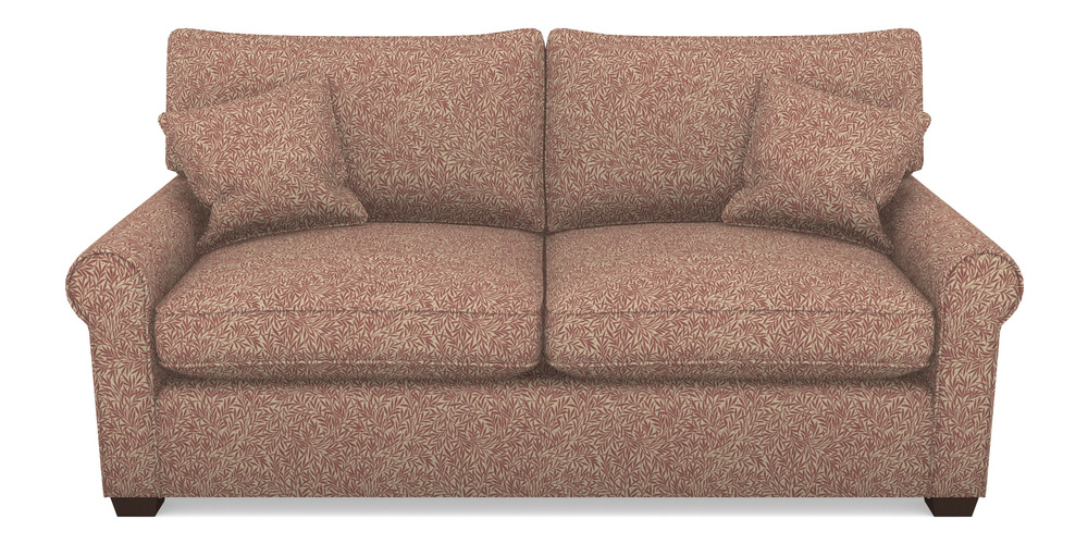 Product photograph of Bignor Sofa Bed 3 Seater Sofa Bed In V A Drawn From Nature Collection - Willow - Red from Sofas and Stuff Limited