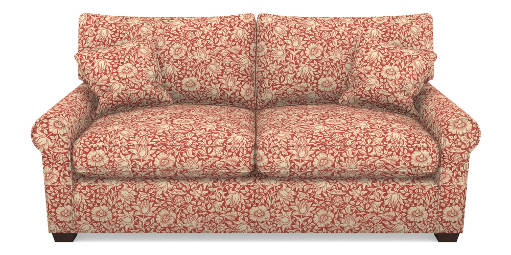 Product photograph of Bignor Sofa Bed 3 Seater Sofa Bed In William Morris Collection - Mallow - Madder from Sofas and Stuff Limited