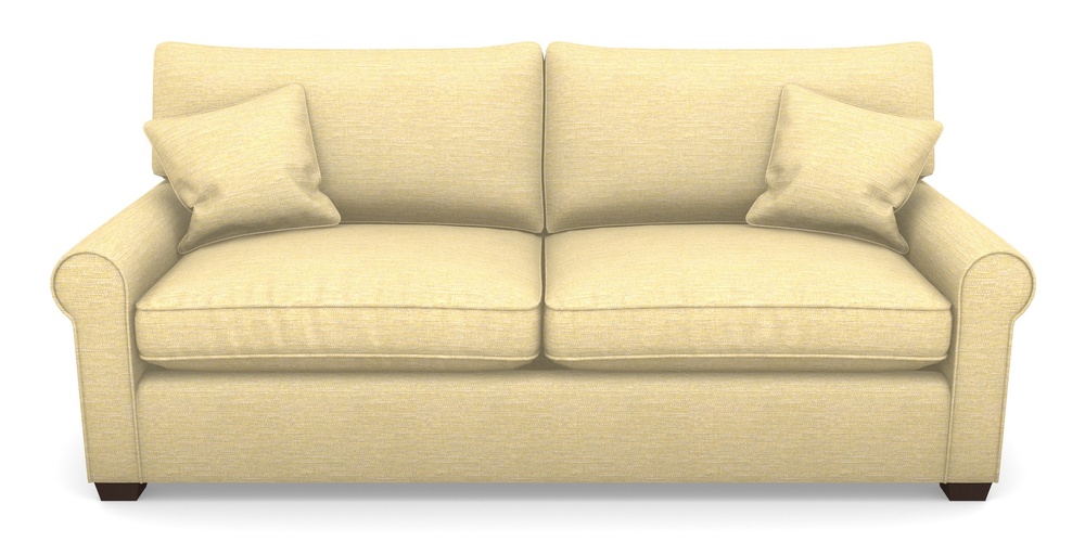 Product photograph of Bignor Sofa Bed 4 Seater Sofa Bed In Aqua Clean Hove - Lemon from Sofas and Stuff Limited