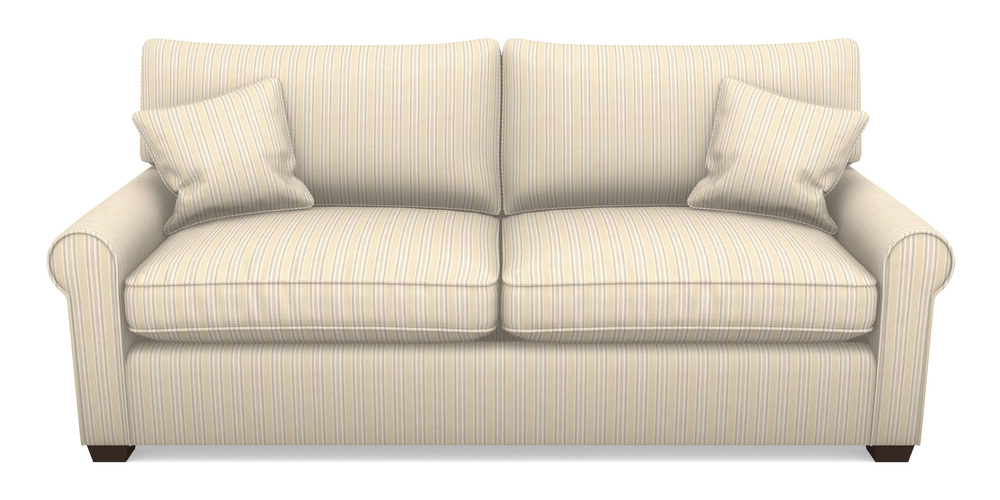 Product photograph of Bignor Sofa Bed 4 Seater Sofa Bed In Cloth 22 - Racing Stripes Ayr - Dove from Sofas and Stuff Limited