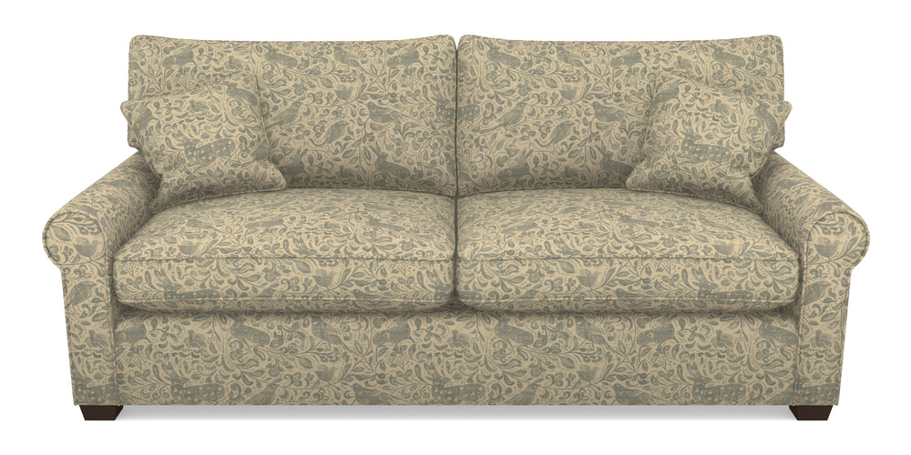 Product photograph of Bignor Sofa Bed 4 Seater Sofa Bed In V A Drawn From Nature - Bird And Rabbit - Duck Egg from Sofas and Stuff Limited