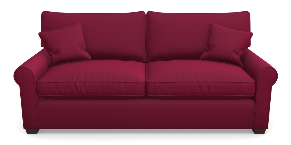 Product photograph of Bignor Sofa Bed 4 Seater Sofa Bed In Clever Glossy Velvet - Chianti from Sofas and Stuff Limited