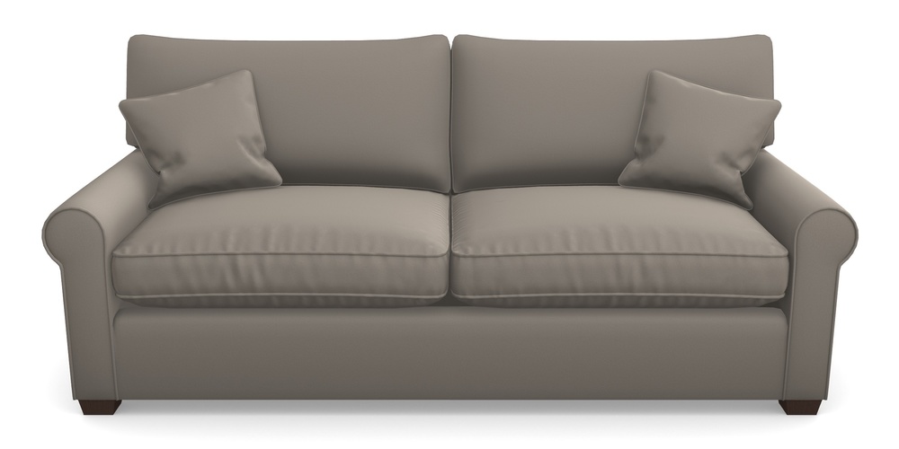 Product photograph of Bignor Sofa Bed 4 Seater Sofa Bed In Clever Glossy Velvet - Mole from Sofas and Stuff Limited