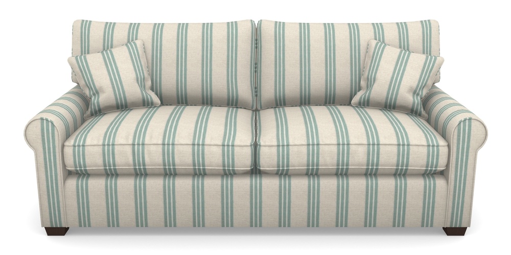 Product photograph of Bignor Sofa Bed 4 Seater Sofa Bed In Cloth 18 Stripes - Bengal - Basil from Sofas and Stuff Limited