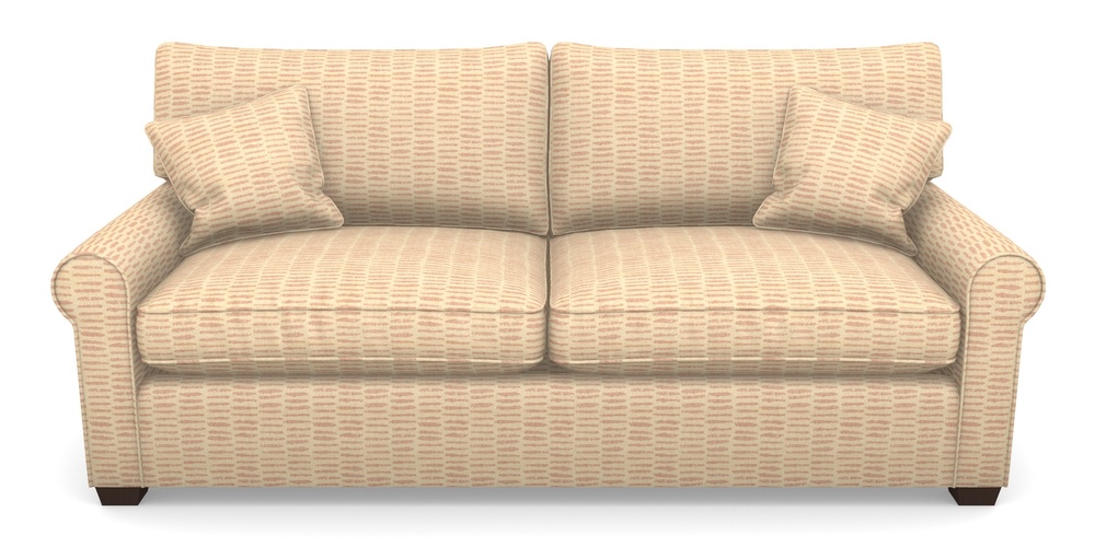 Product photograph of Bignor Sofa Bed 4 Seater Sofa Bed In Cloth 18 - Daub - Flamingo from Sofas and Stuff Limited