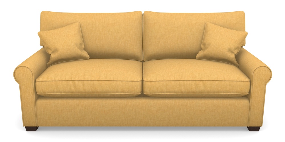 Product photograph of Bignor Sofa Bed 4 Seater Sofa Bed In Clever Cotton Mix - Mustard from Sofas and Stuff Limited