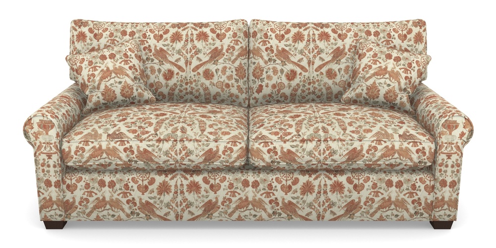 Product photograph of Bignor Sofa Bed 4 Seater Sofa Bed In V A Brompton Collection - Coromandel - Terracotta from Sofas and Stuff Limited