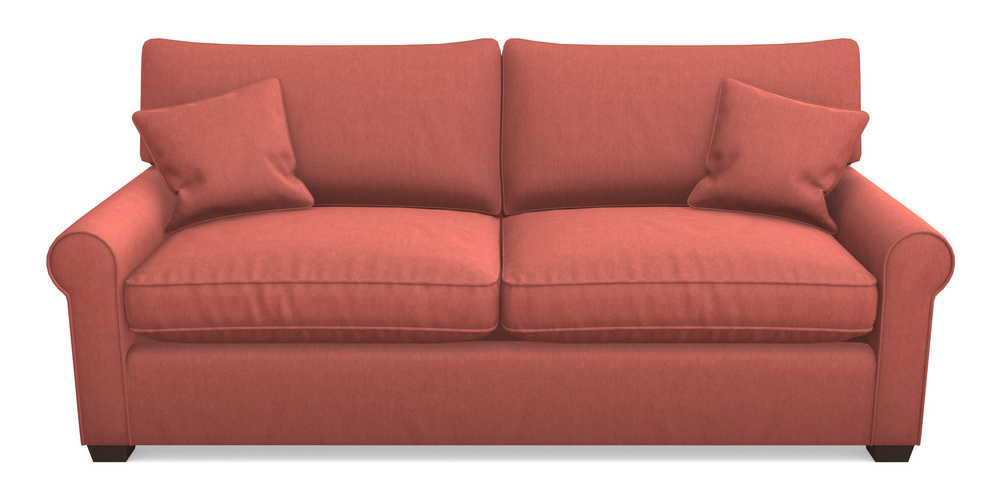Product photograph of Bignor Sofa Bed 4 Seater Sofa Bed In Clever Tough And Eco Velvet - Damson from Sofas and Stuff Limited