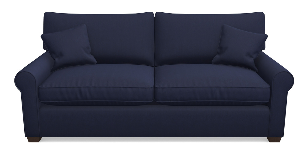 Product photograph of Bignor Sofa Bed 4 Seater Sofa Bed In Clever Tough And Eco Velvet - Indigo from Sofas and Stuff Limited