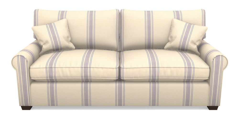 Product photograph of Bignor Sofa Bed 4 Seater Sofa Bed In Cloth 22 - Racing Stripes Cheltenham - Blueberry from Sofas and Stuff Limited