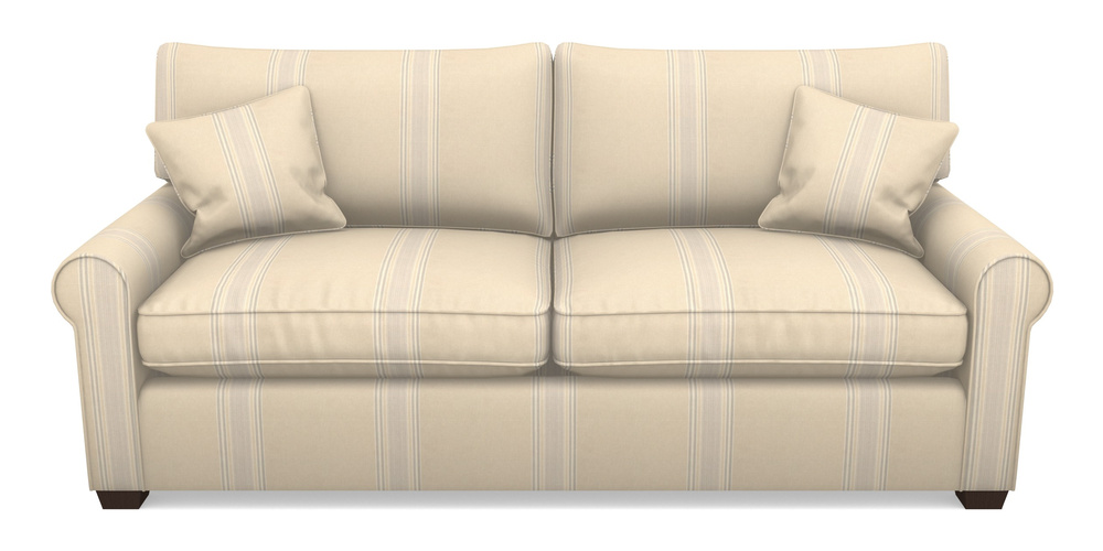 Product photograph of Bignor Sofa Bed 4 Seater Sofa Bed In Cloth 22 - Racing Stripes Cheltenham - Dove from Sofas and Stuff Limited