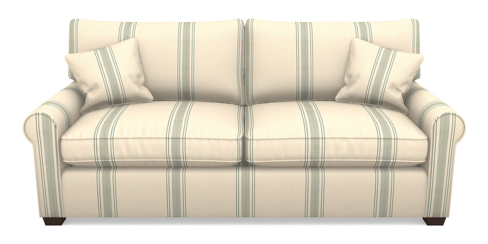 Product photograph of Bignor Sofa Bed 4 Seater Sofa Bed In Cloth 22 - Racing Stripes Cheltenham - Mint from Sofas and Stuff Limited