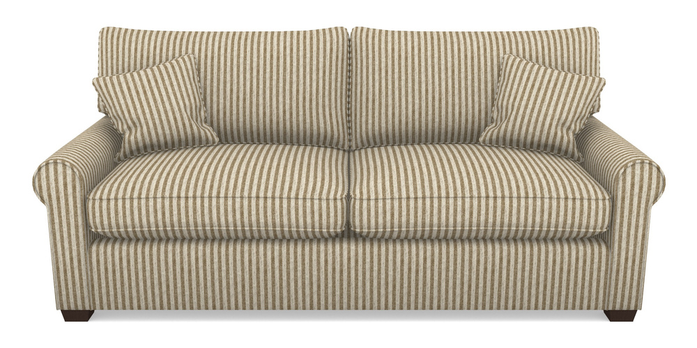 Product photograph of Bignor Sofa Bed 4 Seater Sofa Bed In Cloth 22 - Pinstripe - Fallen Leaf from Sofas and Stuff Limited