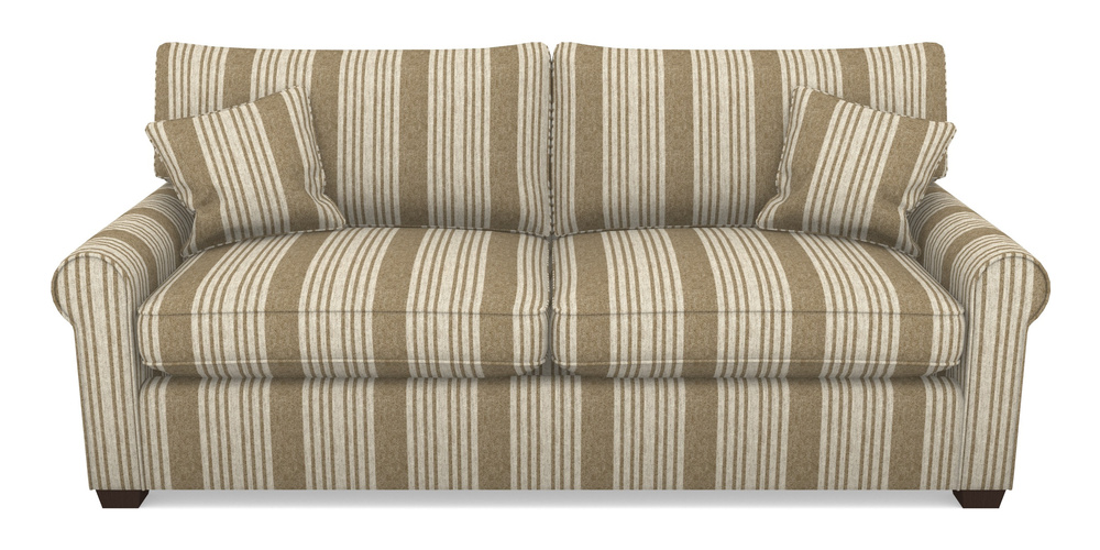 Product photograph of Bignor Sofa Bed 4 Seater Sofa Bed In Cloth 22 - Bayadere - Fallen Leaf from Sofas and Stuff Limited