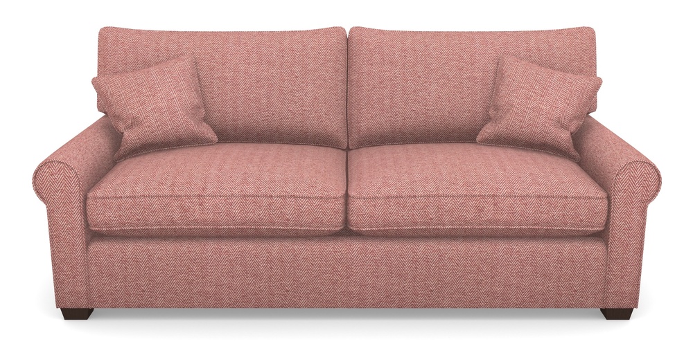 Product photograph of Bignor Sofa Bed 4 Seater Sofa Bed In Dundee Herringbone - Rose from Sofas and Stuff Limited