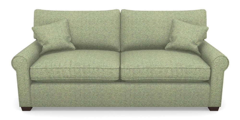 Product photograph of Bignor Sofa Bed 4 Seater Sofa Bed In Dundee Herringbone - Sage from Sofas and Stuff Limited