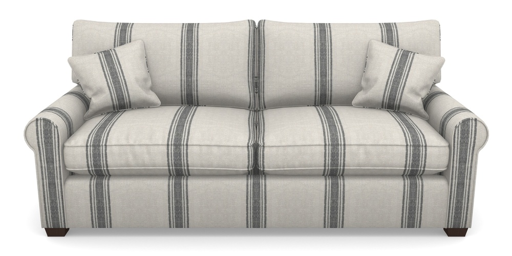 Product photograph of Bignor Sofa Bed 4 Seater Sofa Bed In Flemish Stripe - Flemish Black from Sofas and Stuff Limited