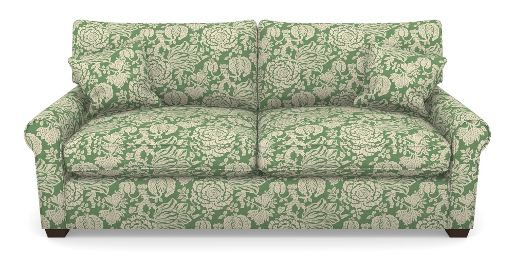 Product photograph of Bignor Sofa Bed 4 Seater Sofa Bed In V A Brompton Collection - Flowering Kale - Basil from Sofas and Stuff Limited