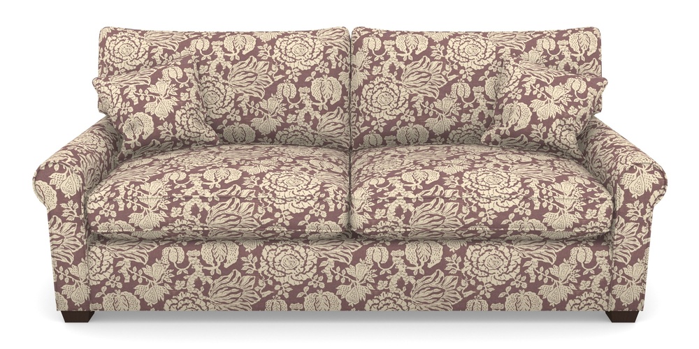 Product photograph of Bignor Sofa Bed 4 Seater Sofa Bed In V A Brompton Collection - Flowering Kale - Cacao from Sofas and Stuff Limited