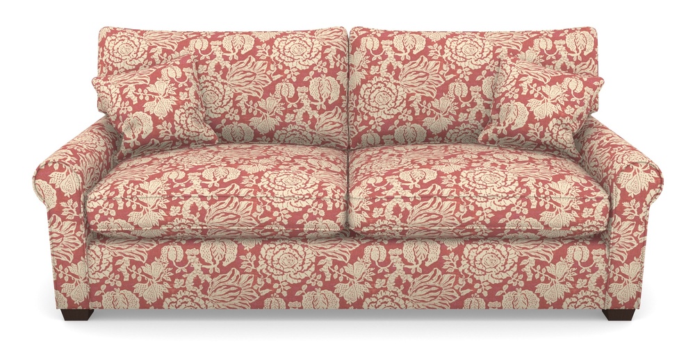 Product photograph of Bignor Sofa Bed 4 Seater Sofa Bed In V A Brompton Collection - Flowering Kale - Chilli from Sofas and Stuff Limited