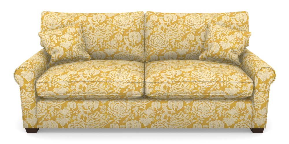 Product photograph of Bignor Sofa Bed 4 Seater Sofa Bed In V A Brompton Collection - Flowering Kale - Corn from Sofas and Stuff Limited