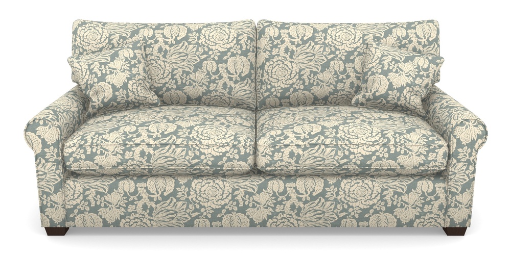 Product photograph of Bignor Sofa Bed 4 Seater Sofa Bed In V A Brompton Collection - Flowering Kale - Pebble from Sofas and Stuff Limited