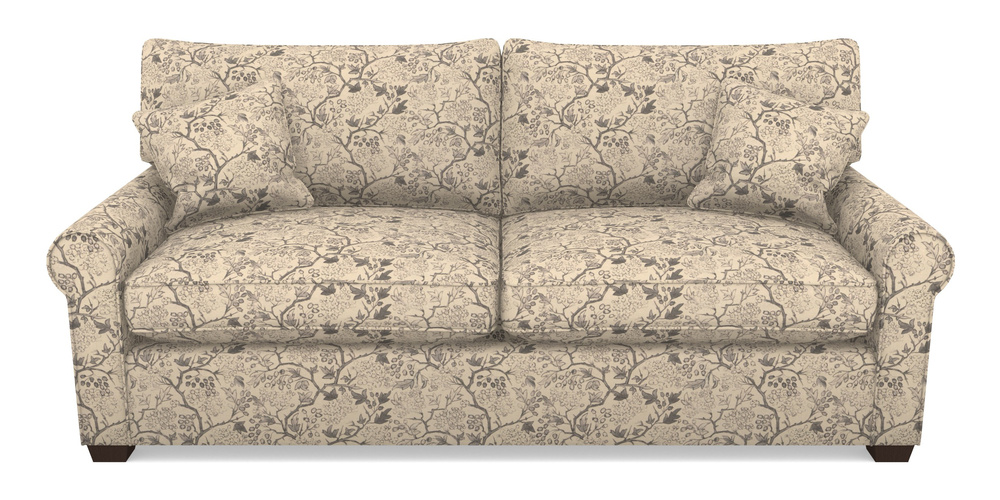 Product photograph of Bignor Sofa Bed 4 Seater Sofa Bed In Rhs Collection - Gertrude Jekyll Linen Cotton Blend - Grey from Sofas and Stuff Limited