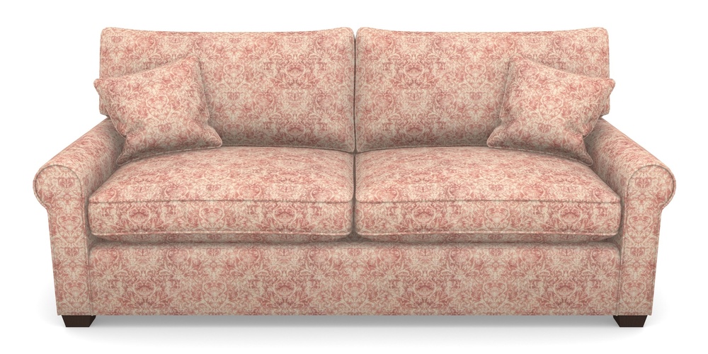 Product photograph of Bignor Sofa Bed 4 Seater Sofa Bed In Grace Linen - Brick from Sofas and Stuff Limited