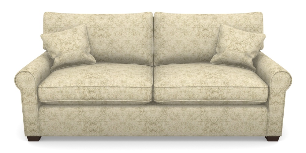 Product photograph of Bignor Sofa Bed 4 Seater Sofa Bed In Grace Linen - Olive from Sofas and Stuff Limited