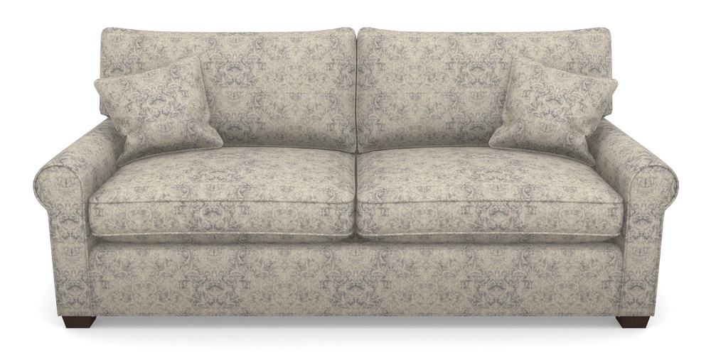 Product photograph of Bignor Sofa Bed 4 Seater Sofa Bed In Grace Linen - Sapphire from Sofas and Stuff Limited