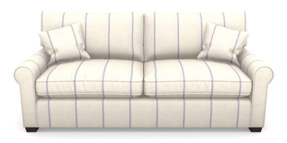 Product photograph of Bignor Sofa Bed 4 Seater Sofa Bed In Grain Sack Stripe - Blue from Sofas and Stuff Limited