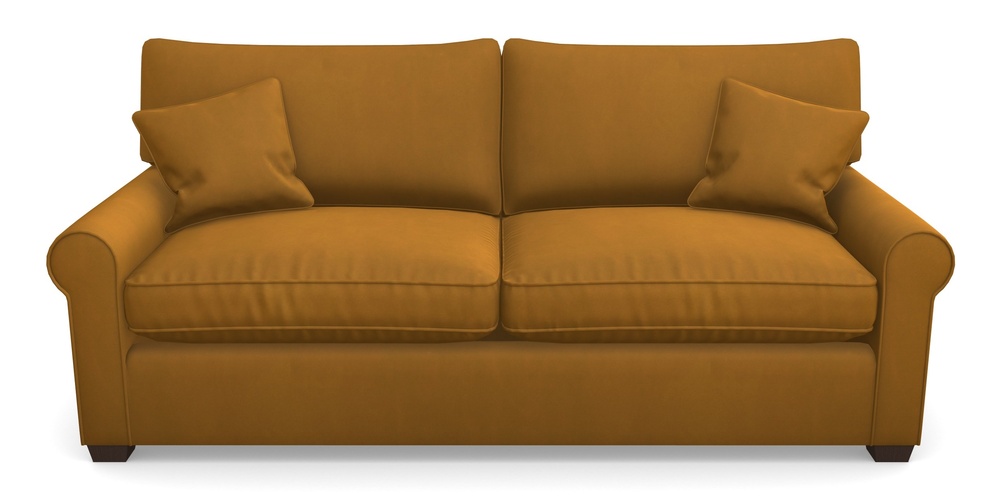 Product photograph of Bignor Sofa Bed 4 Seater Sofa Bed In House Clever Velvet - Ochre from Sofas and Stuff Limited