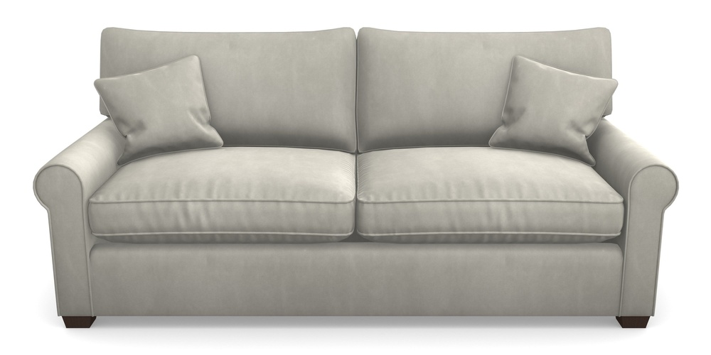 Product photograph of Bignor Sofa Bed 4 Seater Sofa Bed In House Clever Velvet - Stone from Sofas and Stuff Limited