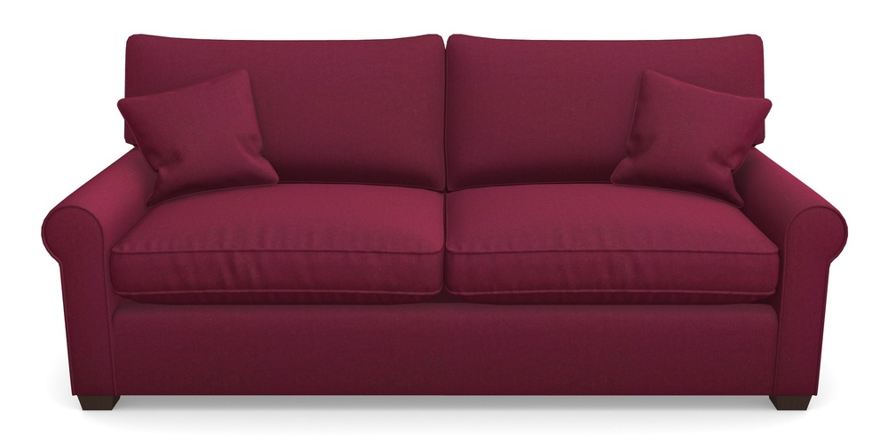 Product photograph of Bignor Sofa Bed 4 Seater Sofa Bed In House Velvet - Claret from Sofas and Stuff Limited
