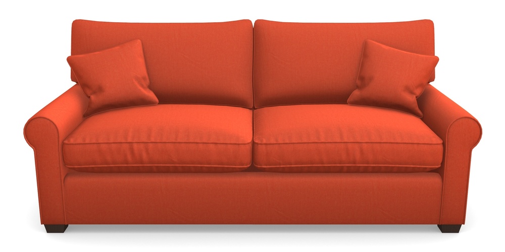 Product photograph of Bignor Sofa Bed 4 Seater Sofa Bed In House Velvet - Terracotta from Sofas and Stuff Limited