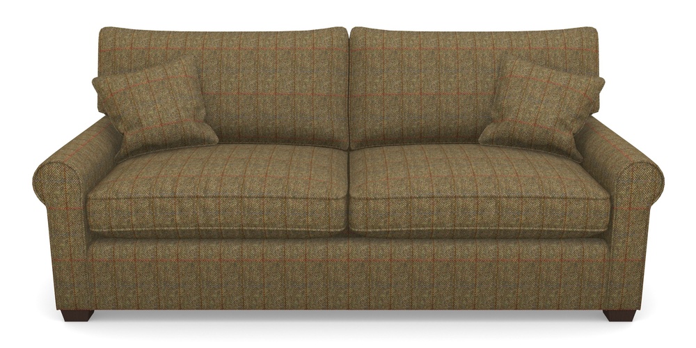 Product photograph of Bignor Sofa Bed 4 Seater Sofa Bed In Harris Tweed House - Harris Tweed House Green from Sofas and Stuff Limited