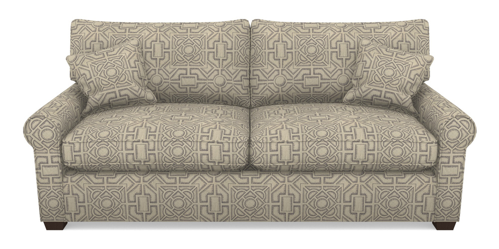 Product photograph of Bignor Sofa Bed 4 Seater Sofa Bed In Rhs Collection - Large Knot Garden Linen - Grey from Sofas and Stuff Limited