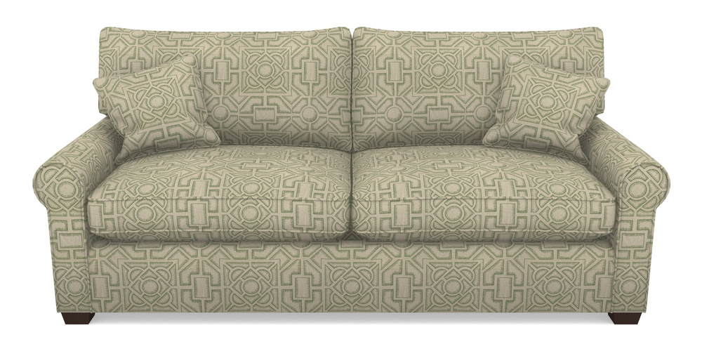 Product photograph of Bignor Sofa Bed 4 Seater Sofa Bed In Rhs Collection - Large Knot Garden Linen - Green from Sofas and Stuff Limited