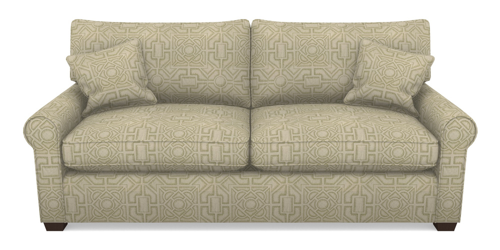 Product photograph of Bignor Sofa Bed 4 Seater Sofa Bed In Rhs Collection - Large Knot Garden Linen - Olive from Sofas and Stuff Limited