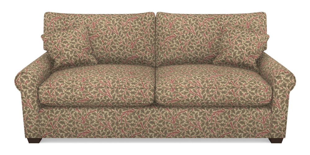 Product photograph of Bignor Sofa Bed 4 Seater Sofa Bed In V A Drawn From Nature Collection - Oak Tree - Red from Sofas and Stuff Limited