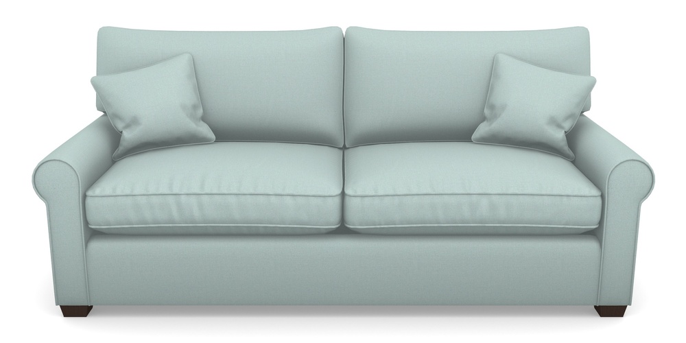 Product photograph of Bignor Sofa Bed 4 Seater Sofa Bed In Plain Linen Cotton - Robins Egg from Sofas and Stuff Limited