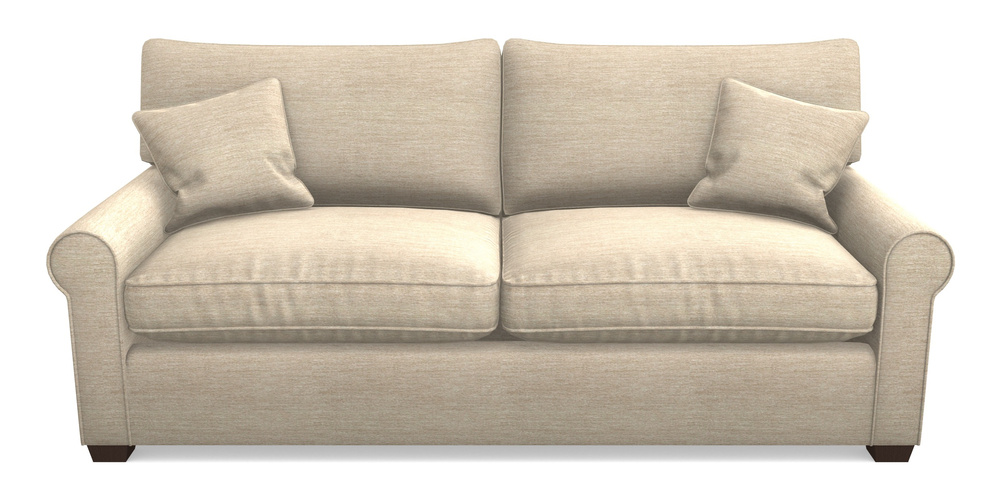 Product photograph of Bignor Sofa Bed 4 Seater Sofa Bed In Textured Velvet - Almond from Sofas and Stuff Limited