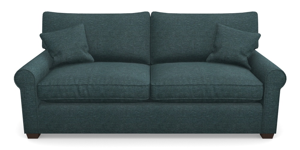 Product photograph of Bignor Sofa Bed 4 Seater Sofa Bed In Textured Velvet - Atlantic from Sofas and Stuff Limited