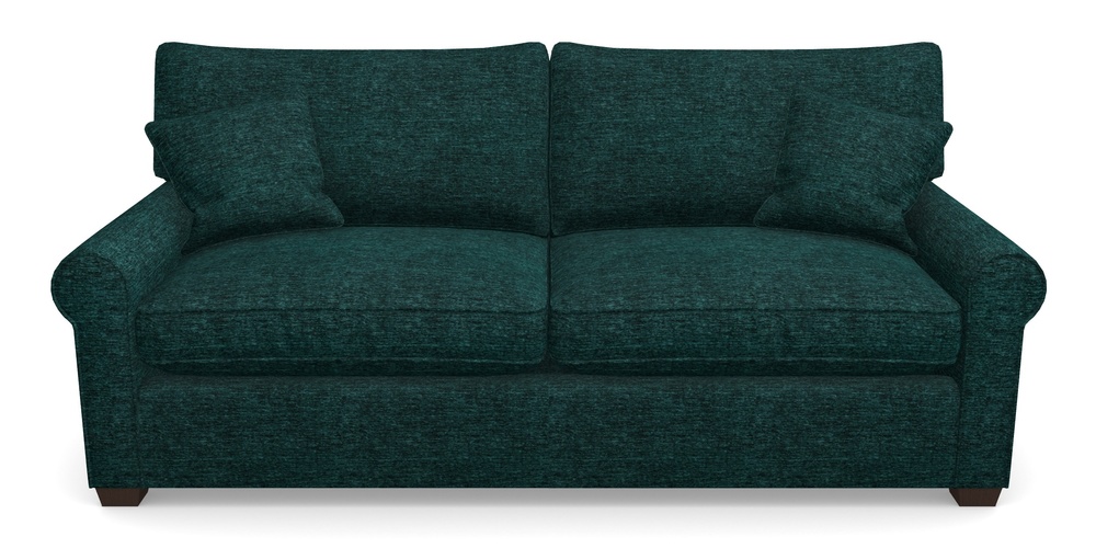 Product photograph of Bignor Sofa Bed 4 Seater Sofa Bed In Textured Velvet - Viridian from Sofas and Stuff Limited