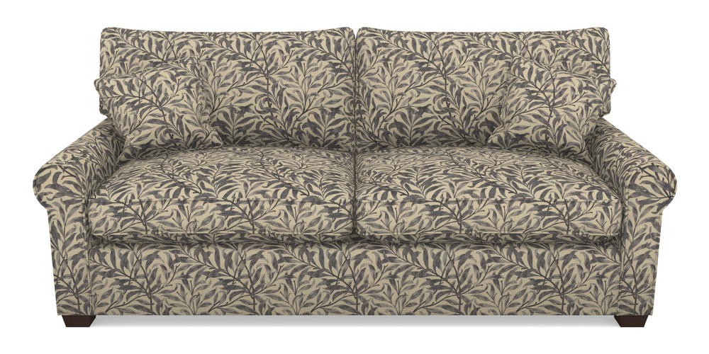 Product photograph of Bignor Sofa Bed 4 Seater Sofa Bed In V A Drawn From Nature - Willow Bough Large - Navy from Sofas and Stuff Limited